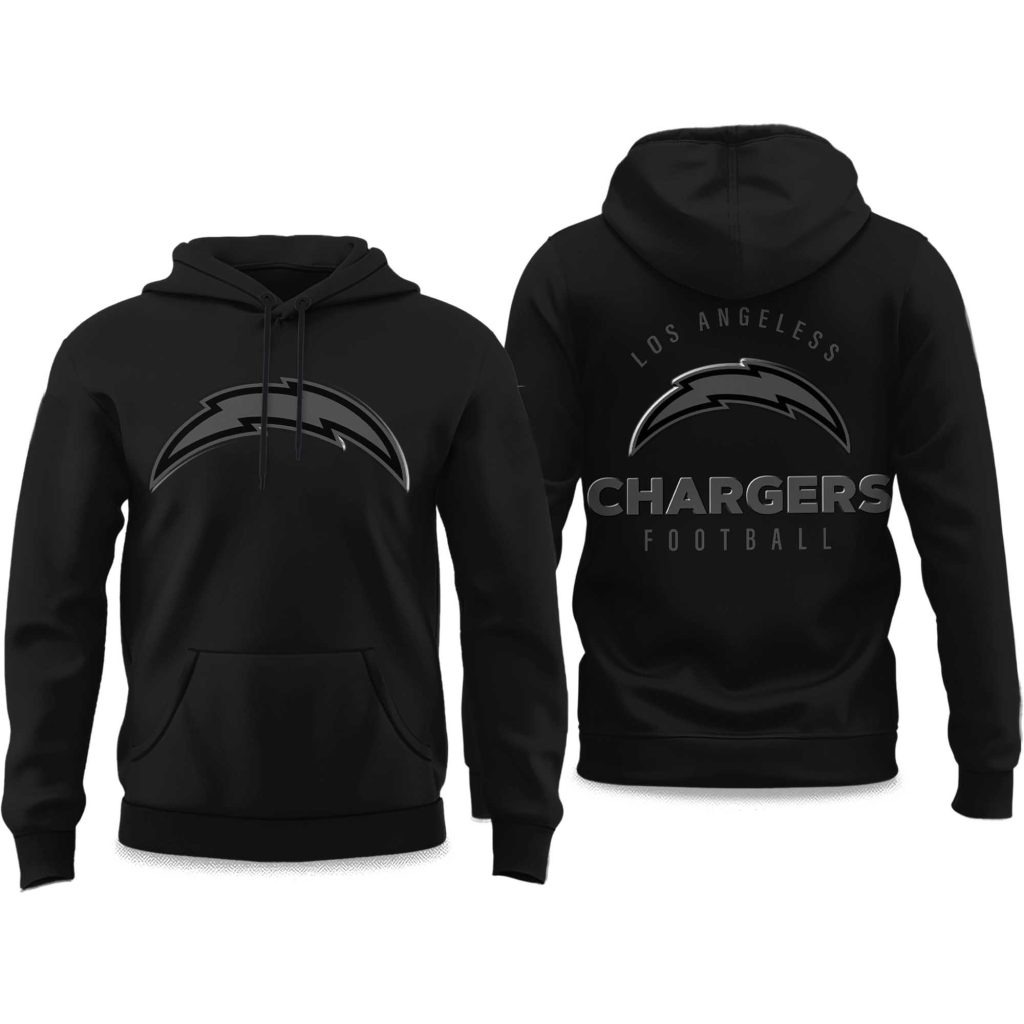 Los Angeles Chargers Printed Football Fan Hoodie