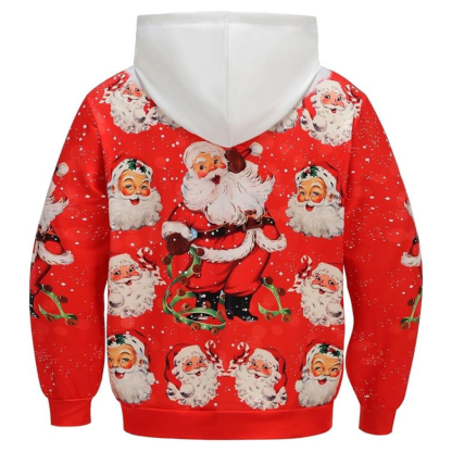 Christmas All Over Print 3D Pullover Hoodie With Pocket