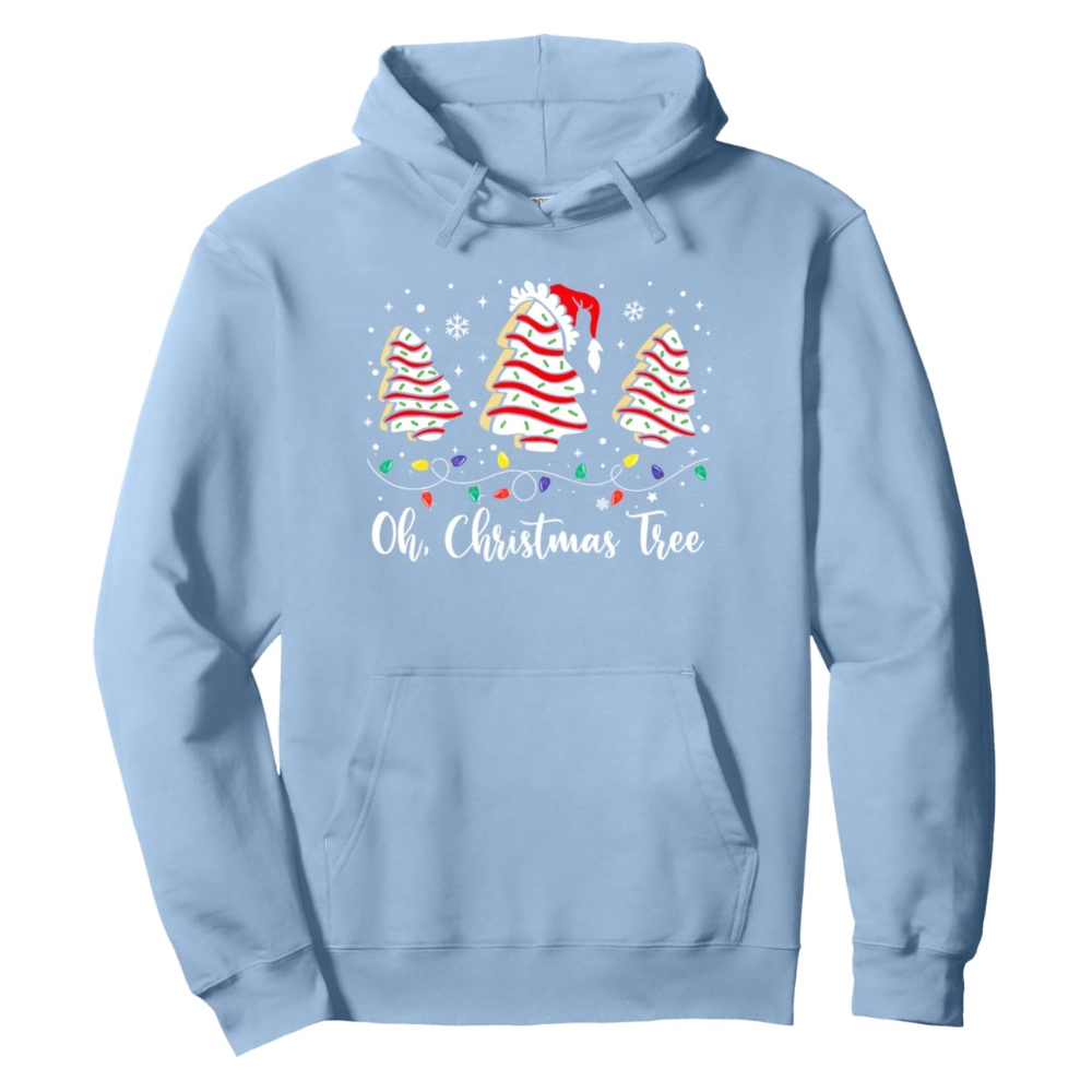 Ugly Christmas Hoodie With Light Up Reindeer Design