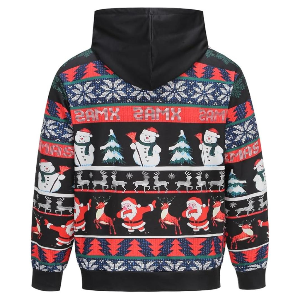 Christmas All Over Print 3D Pullover Hoodie With Pocket
