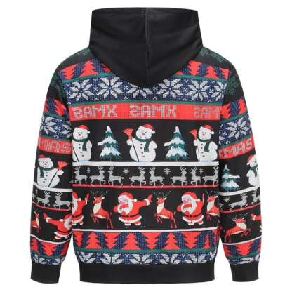 Christmas All Over Print 3D Pullover Hoodie With Pocket