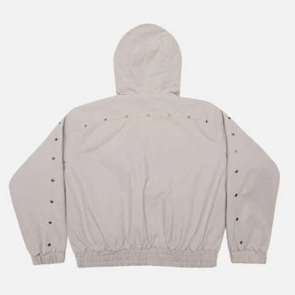 Casual Hooded Jacket With Structured Design