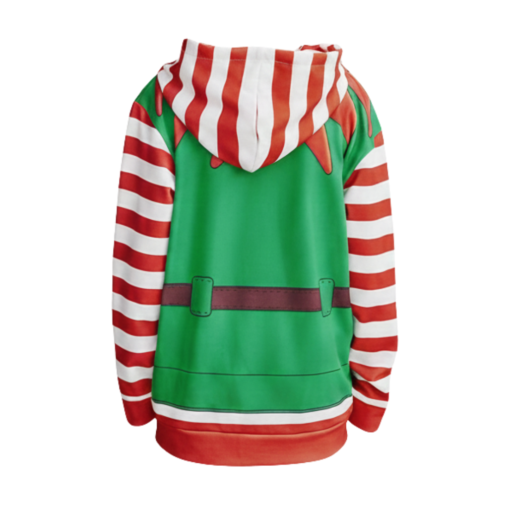 Christmas Snowman Graphic Print Hoodie For Kids
