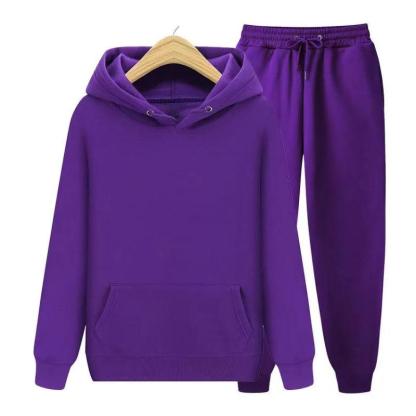 2 Pieces Hooded Tracksuit Sets - My 3D Hoodie