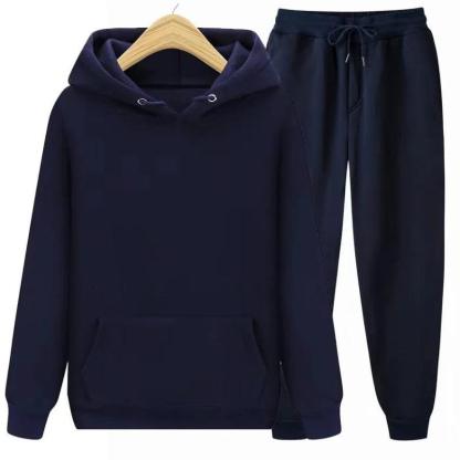 2 Pieces Hooded Tracksuit Sets - My 3D Hoodie