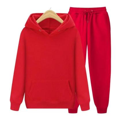 2 Pieces Hooded Tracksuit Sets - My 3D Hoodie