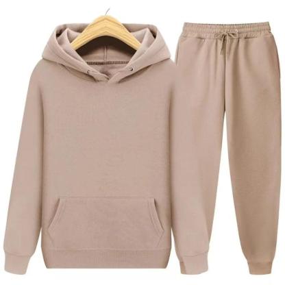 2 Pieces Hooded Tracksuit Sets - My 3D Hoodie