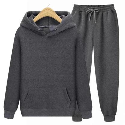 2 Pieces Hooded Tracksuit Sets - My 3D Hoodie