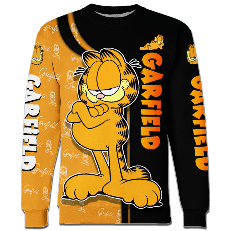 Garfield Character Hoodie And Leggings Set