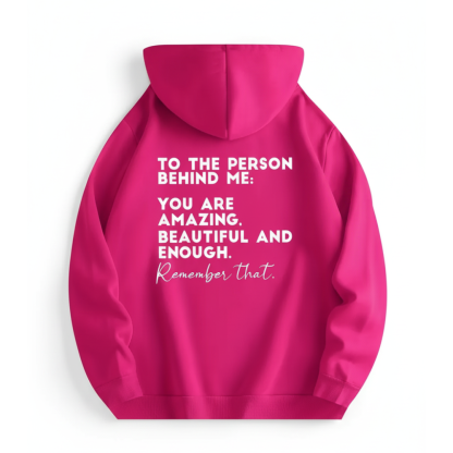 Mens You Are Amazing Hoodie with Kangaroo Pocket