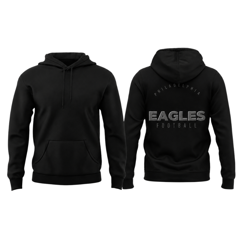 Eagles Back In Tone Pullover Hoodie