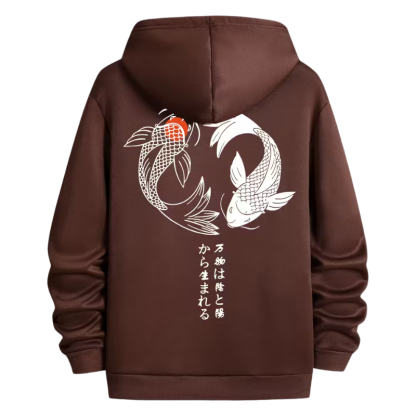 Spring And Autumn Season Printed Hoodie