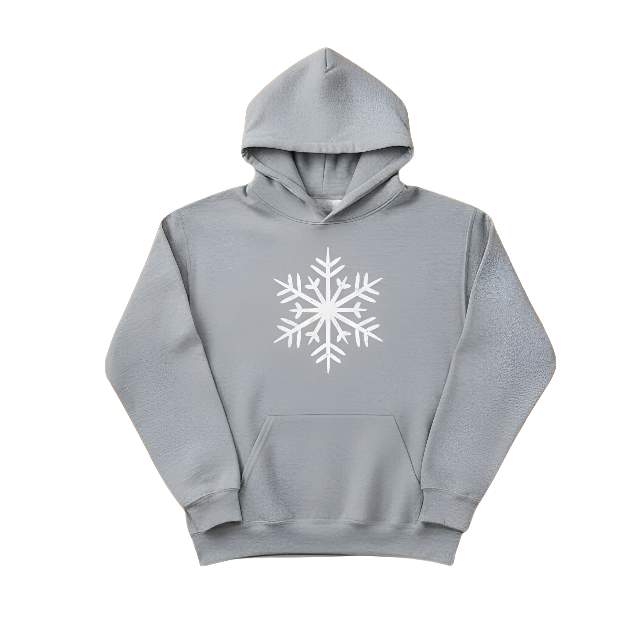 Christmas Snowflake Graphic Print Hoodie For Women