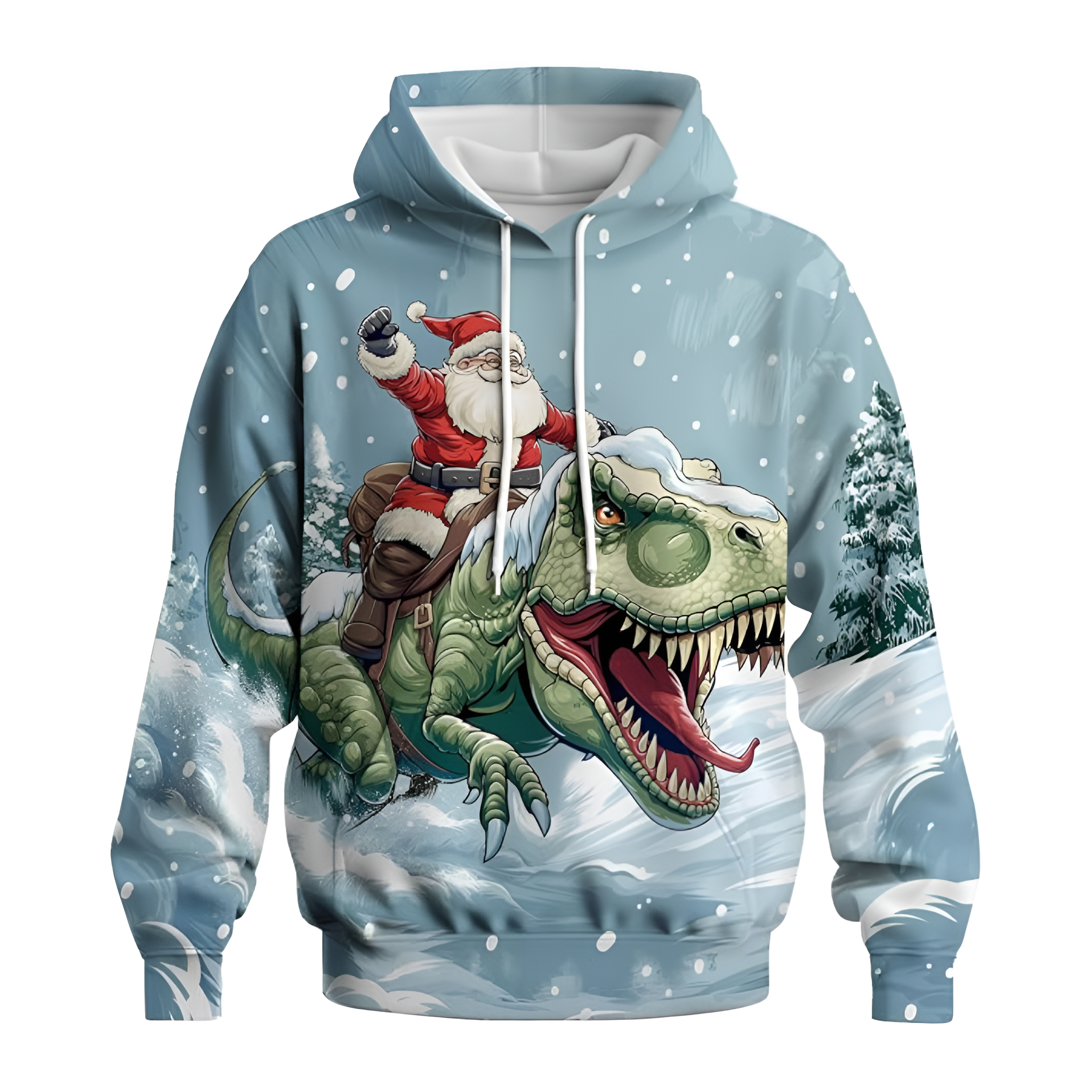 Funny Christmas Themed Pullover Hoodie