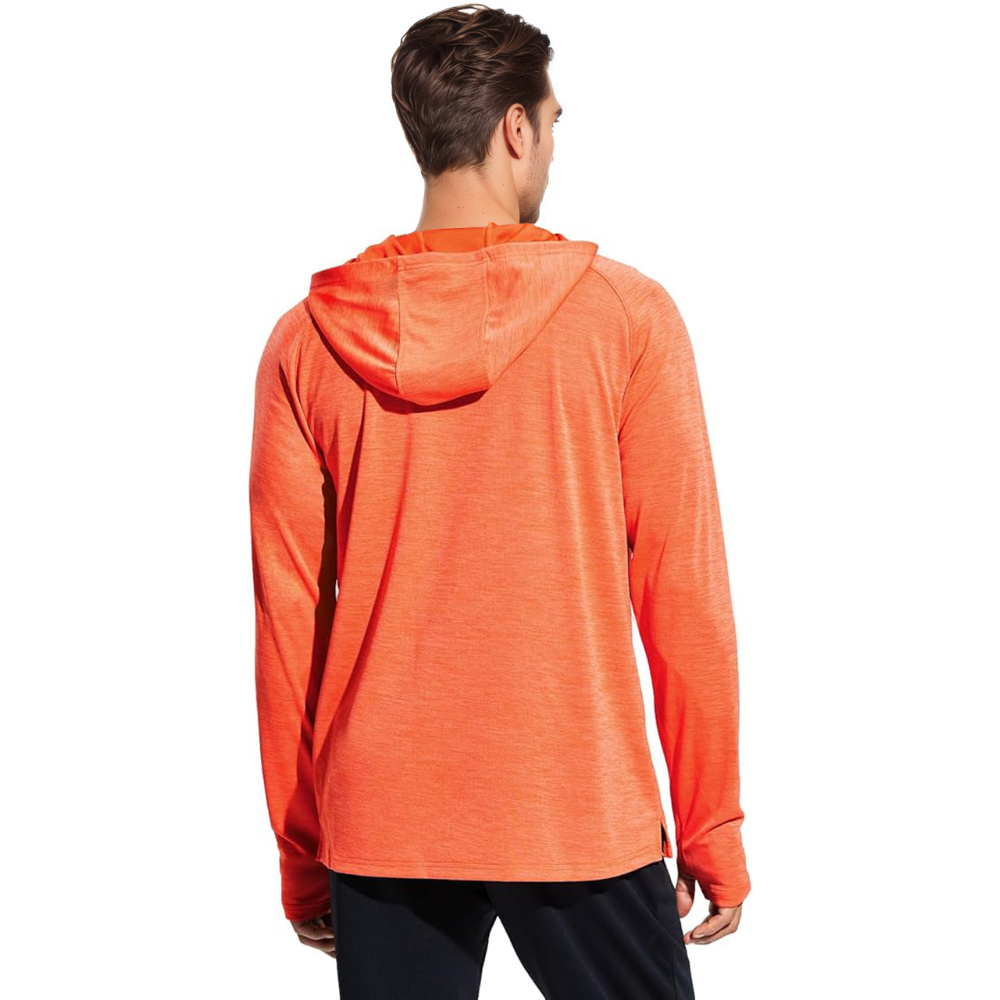Mens UPF 50 Plus Sun Protection Long Sleeve Hoodie