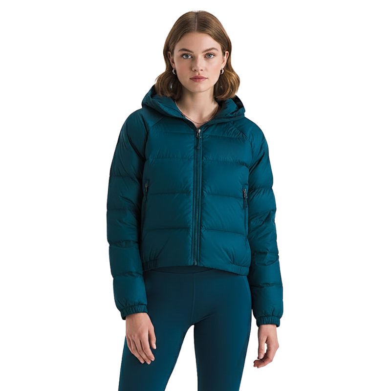 Down Hooded Lightweight Puffer Winterwear Jacket For Women