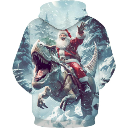 3D Funny Print Christmas Hoodie For Celebrations