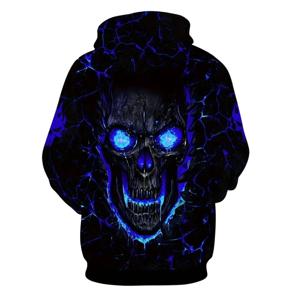 3D Graphic Stretch Digital Printing Hooded