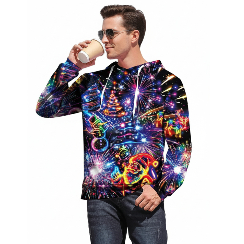 3D Novelty Pullover Graphic Print Hoodies