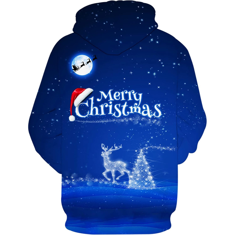 3D Pullover Cool Graphic Hoodie 