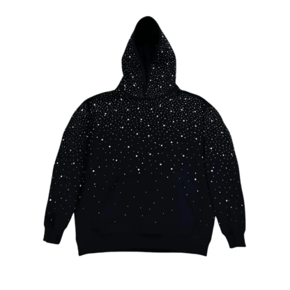 Rhinestone Galaxy Sparkle Hoodie