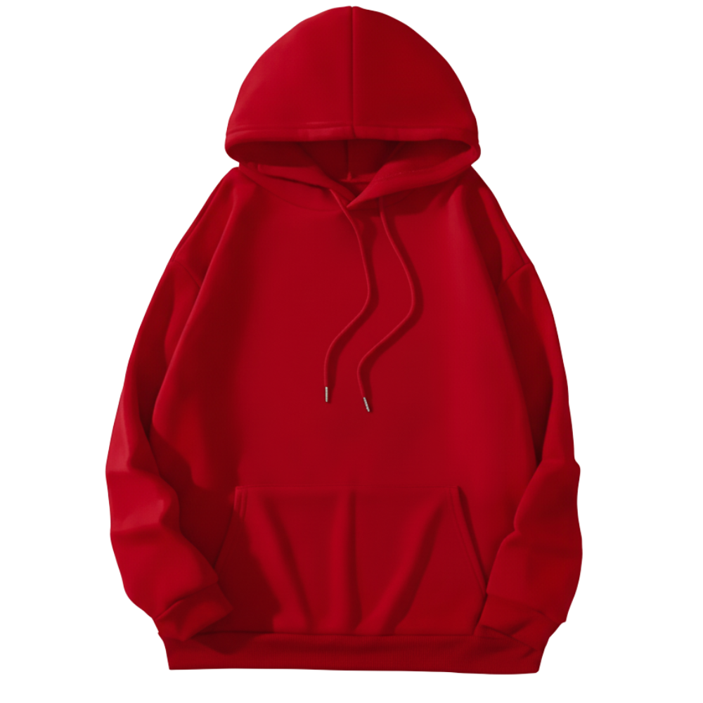 Casual Pullover Butterfly Print Hoodie With Front Pocket