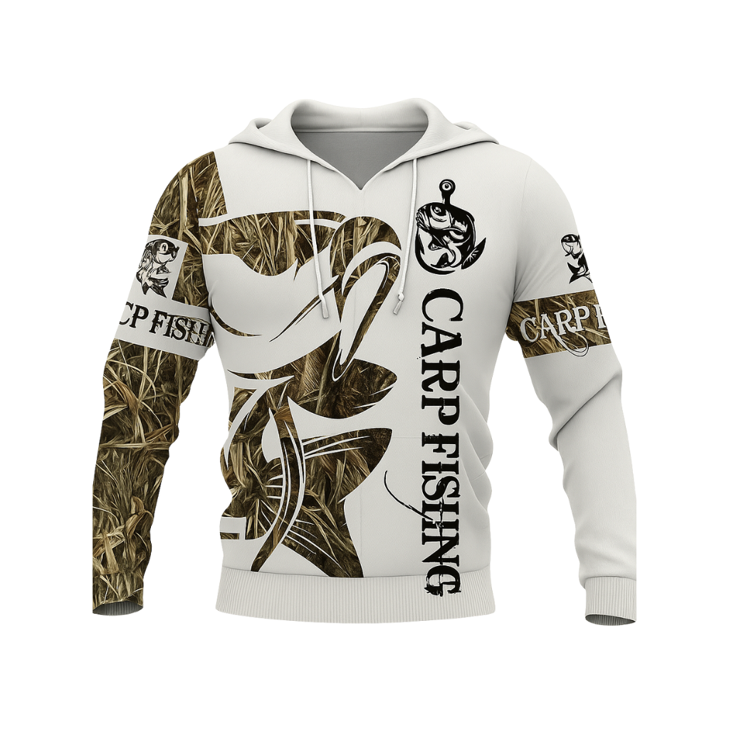 Men 3D Printed Fishing Hooded Sweatshirt