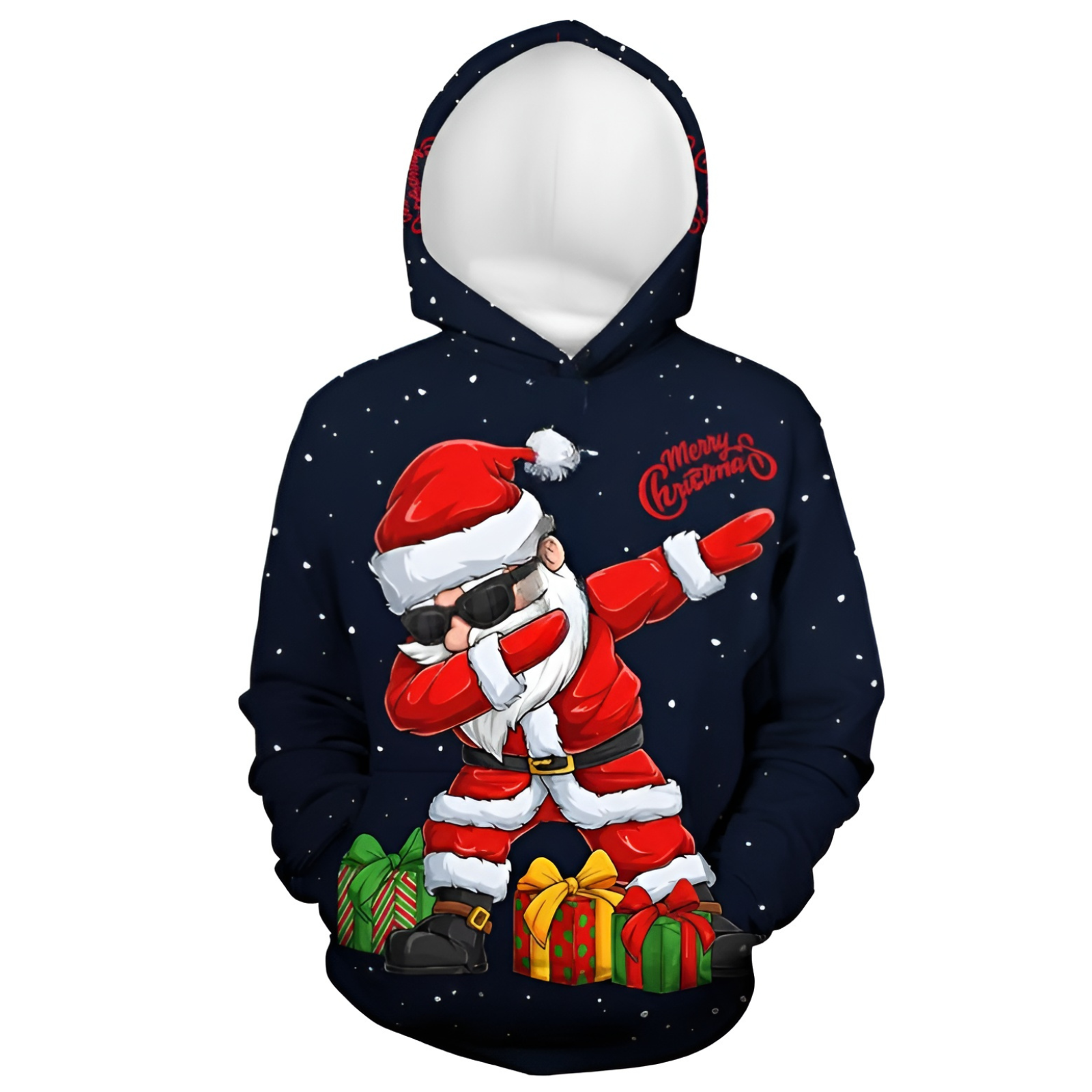 Boys Festive Santa Hoodie