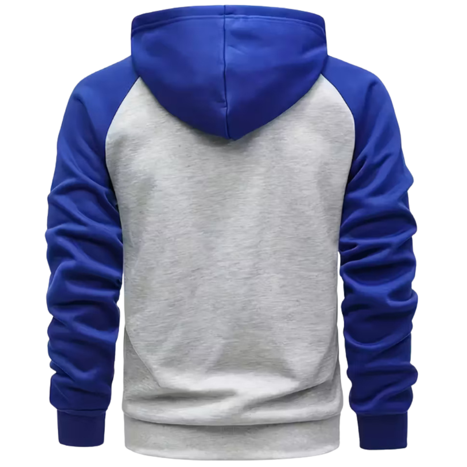 Men Color Block Zip Up Hoodie with Pockets