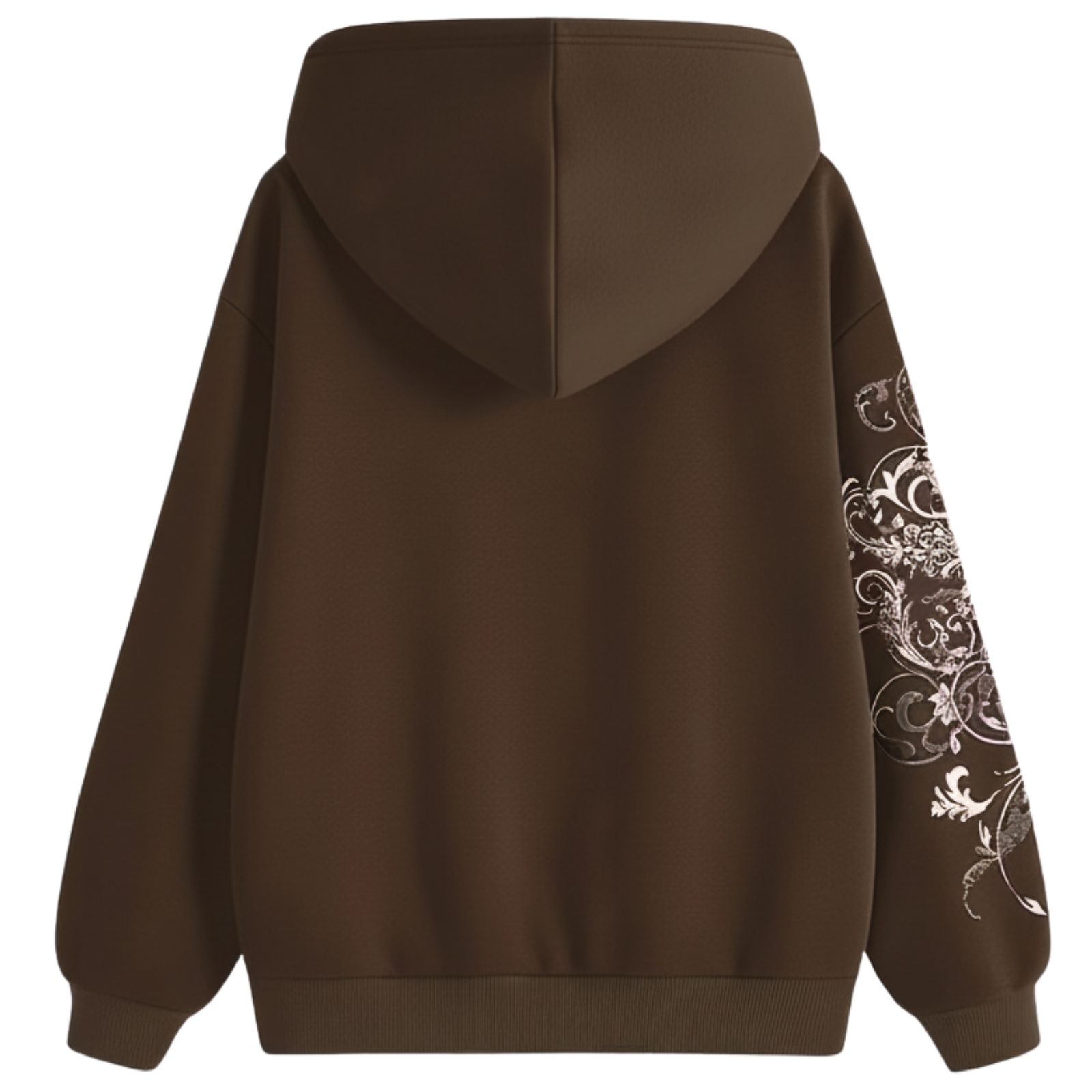 Women Gothic Angel Wings and Cross Graphic Hoodie