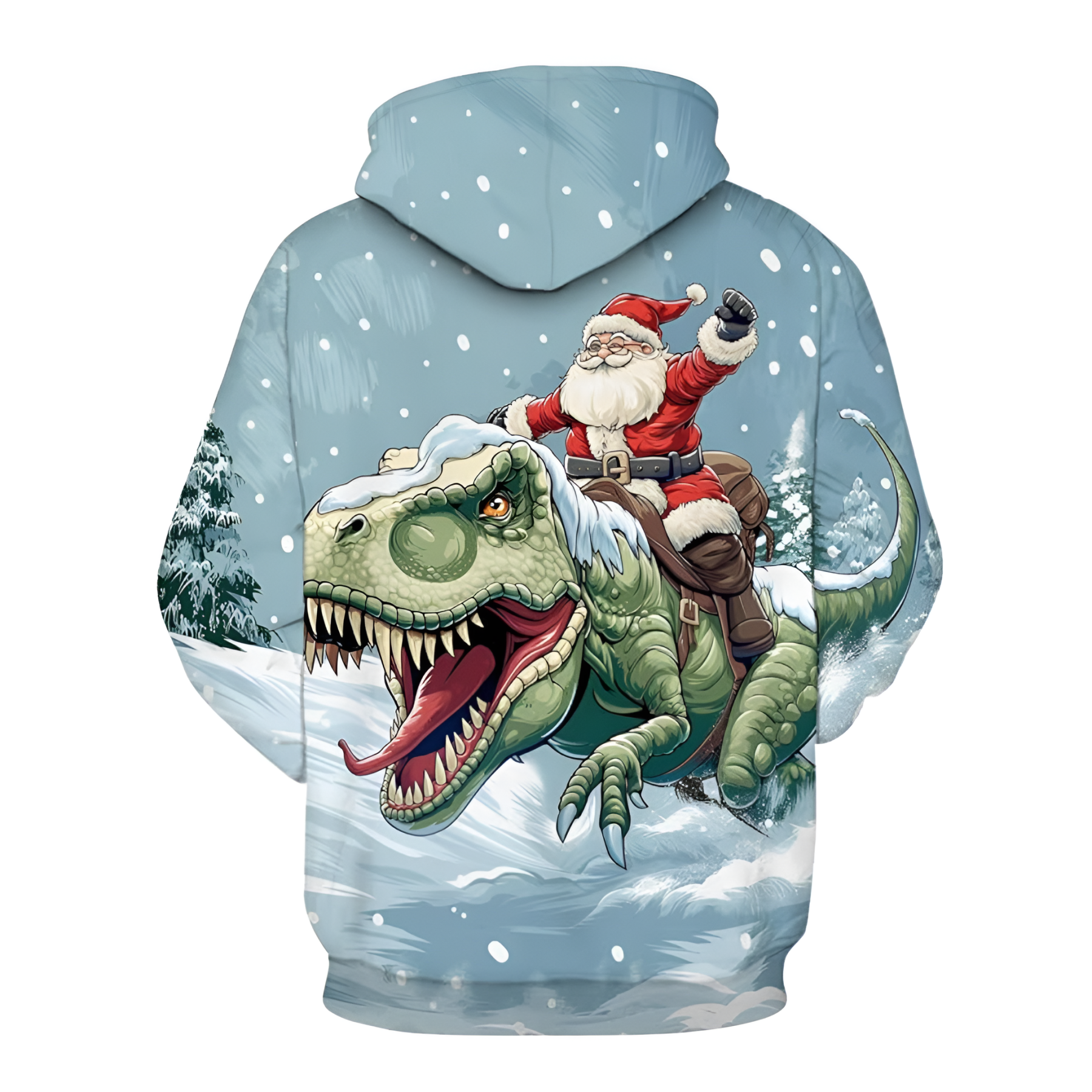 Funny Christmas Themed Pullover Hoodie