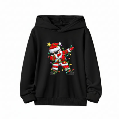 Festive Santa Claus Hoodie For Kids