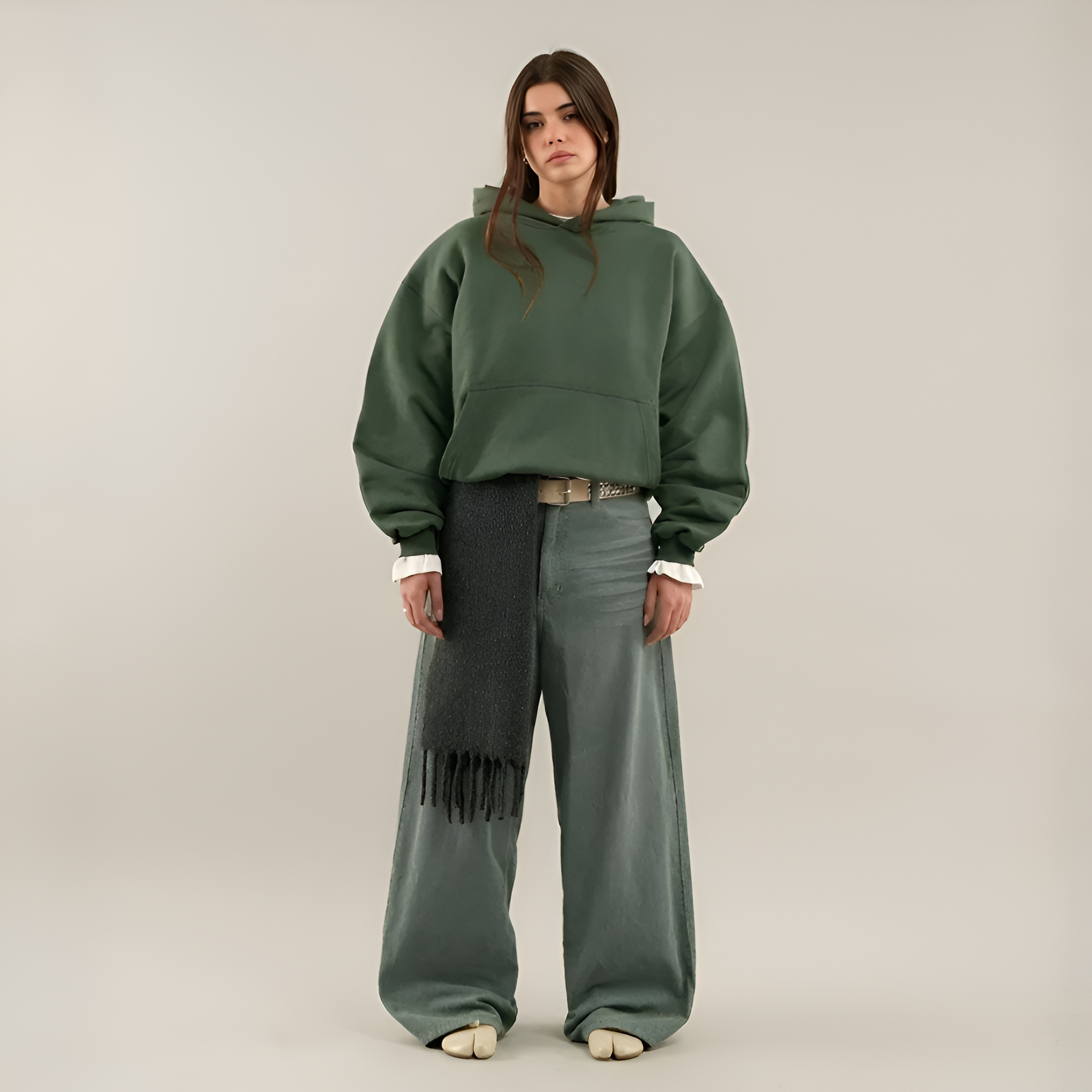 Letter Graphic Hooded Sweatshirt For Men