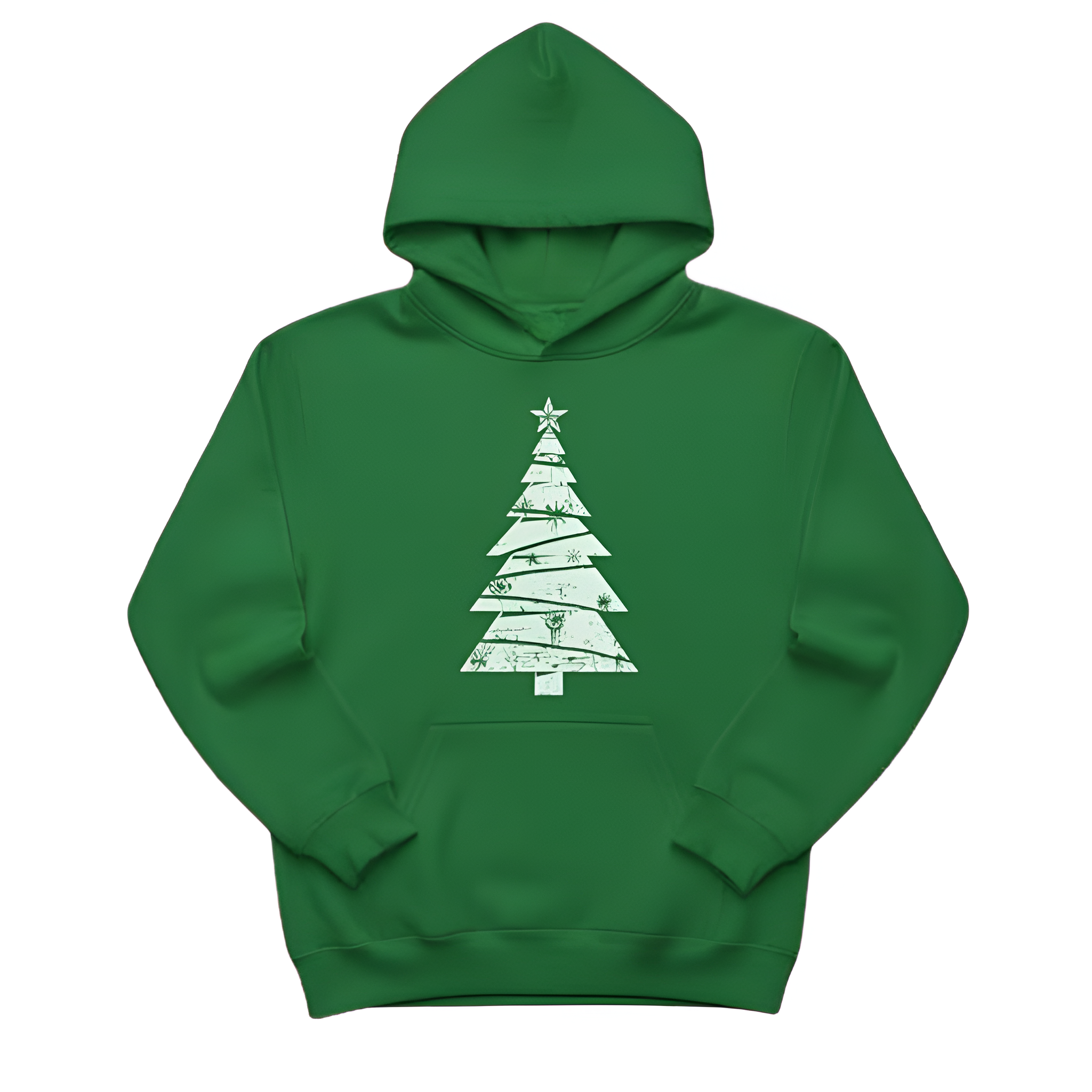 Christmas Snowflake Graphic Print Hoodie For Women