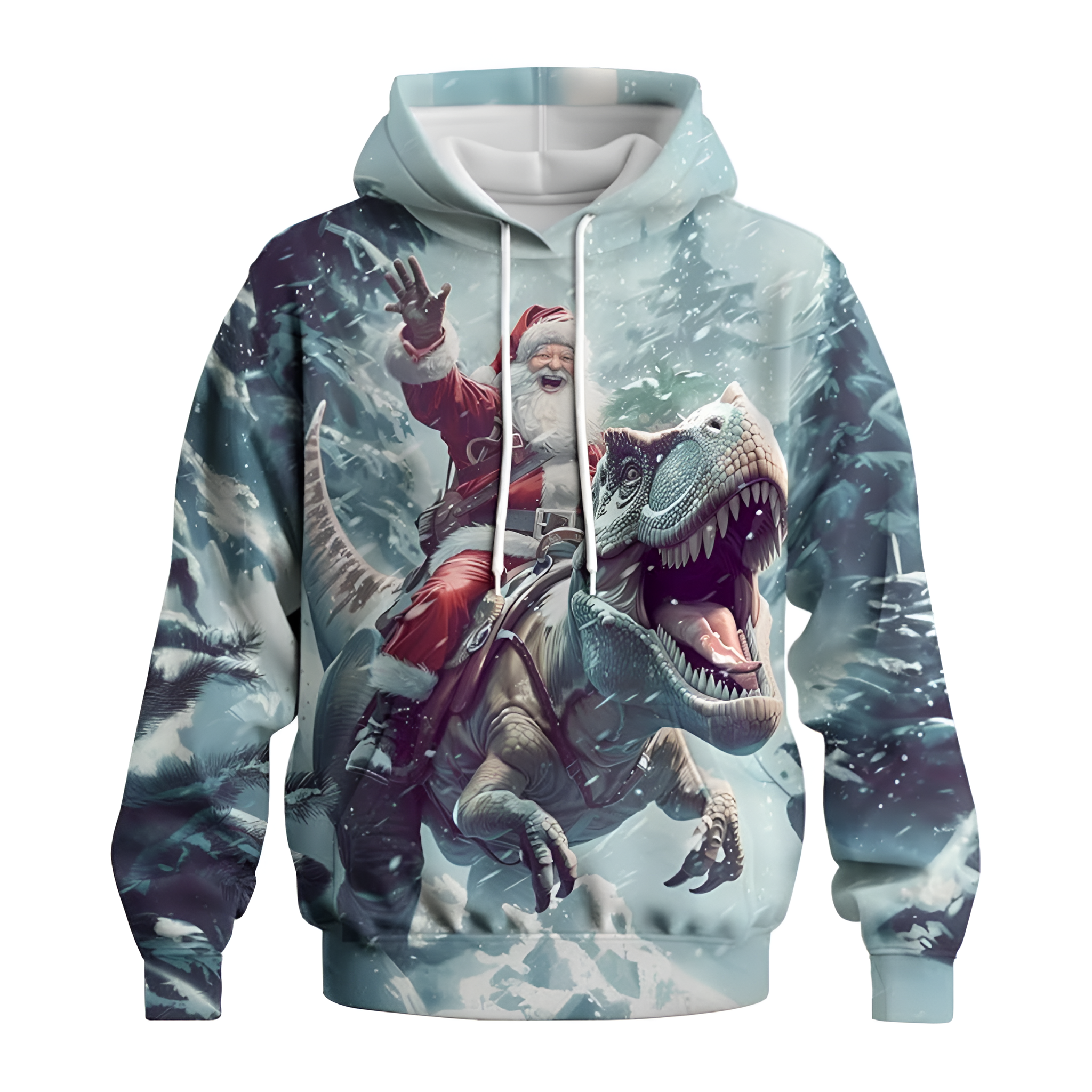 Funny Christmas Themed Pullover Hoodie