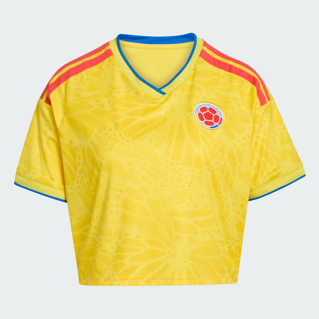 Colombia FIFA 2026 Cropped Home Jersey For Women