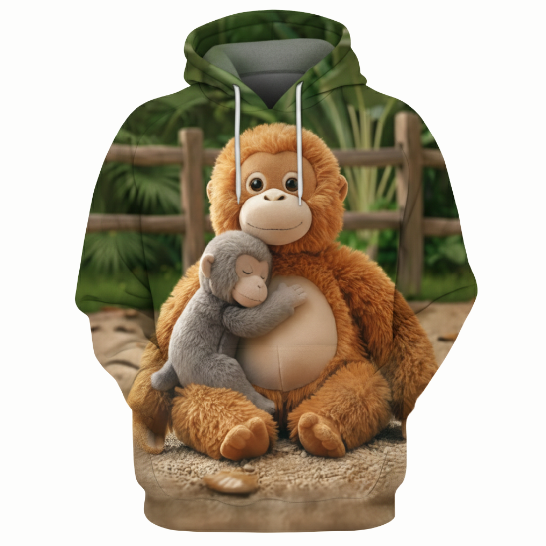 Mama And Punch Monkey Everyday Pullover Hoodie