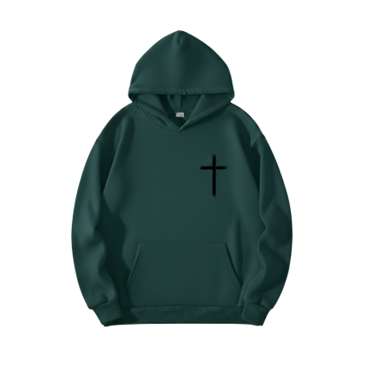 Faith Cross Pullover Hoodie for Men And Women