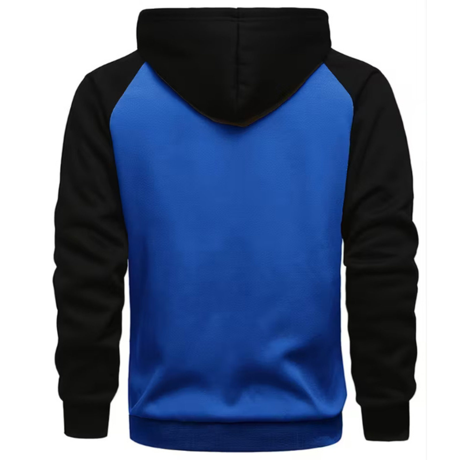 Men Color Block Zip Up Hoodie with Pockets