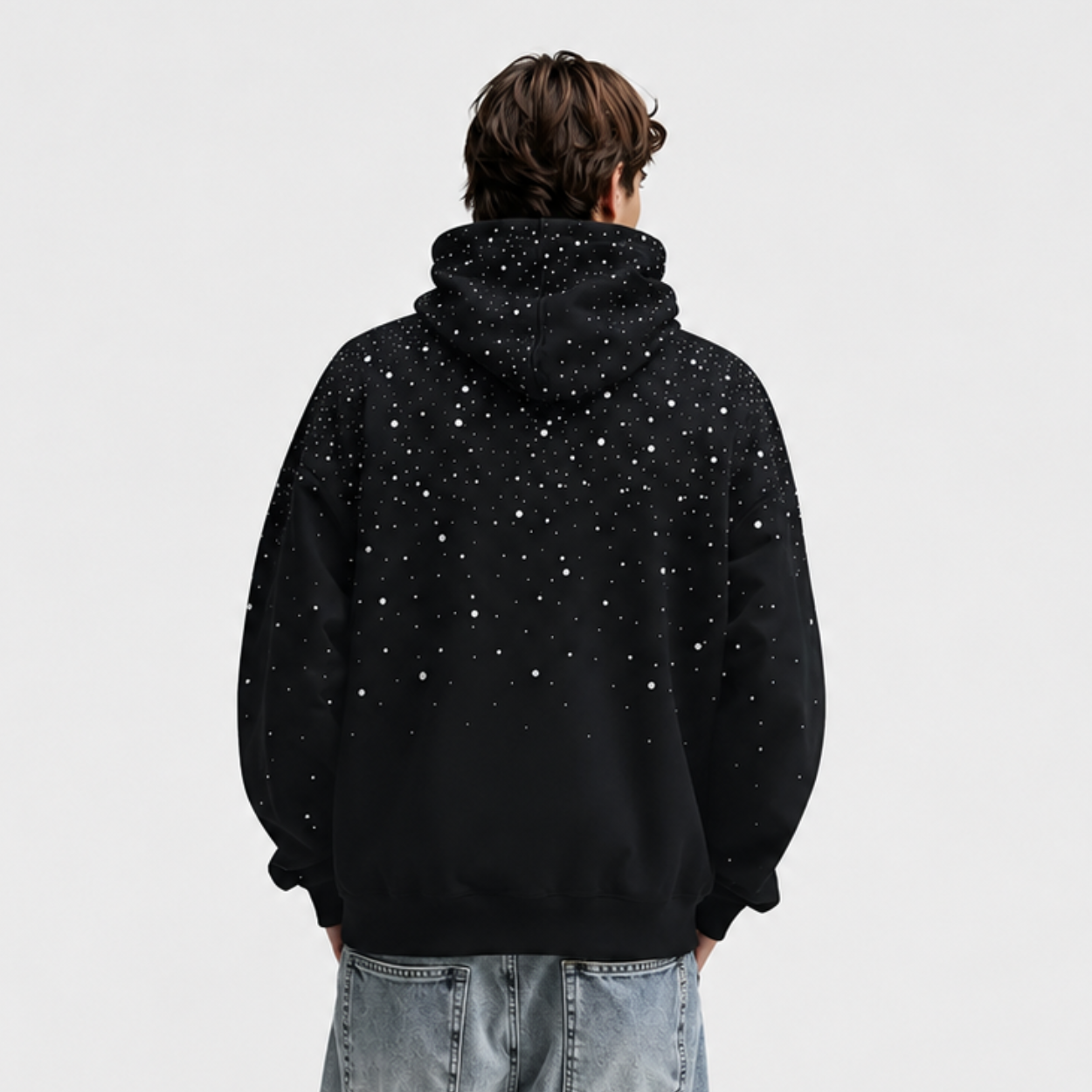Casual Pullover Hoodie With Front Pocket For Men