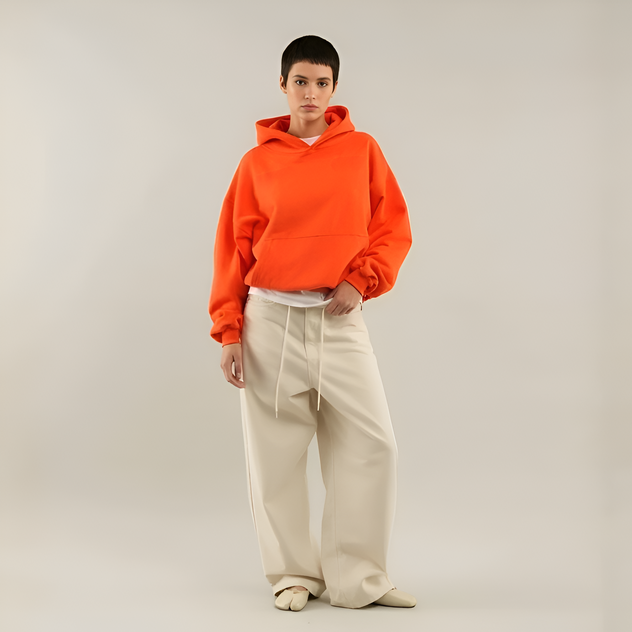 Letter Graphic Hooded Sweatshirt For Men