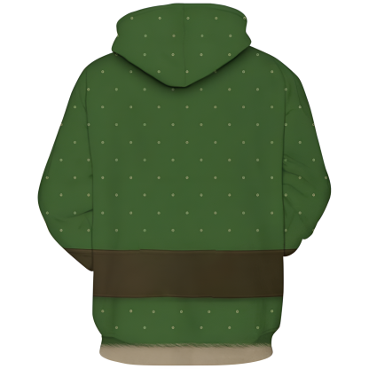 Novelty Long Sleeve Hoodie Funny Fashion Santa Claus Costume Graphic Sweatshirts