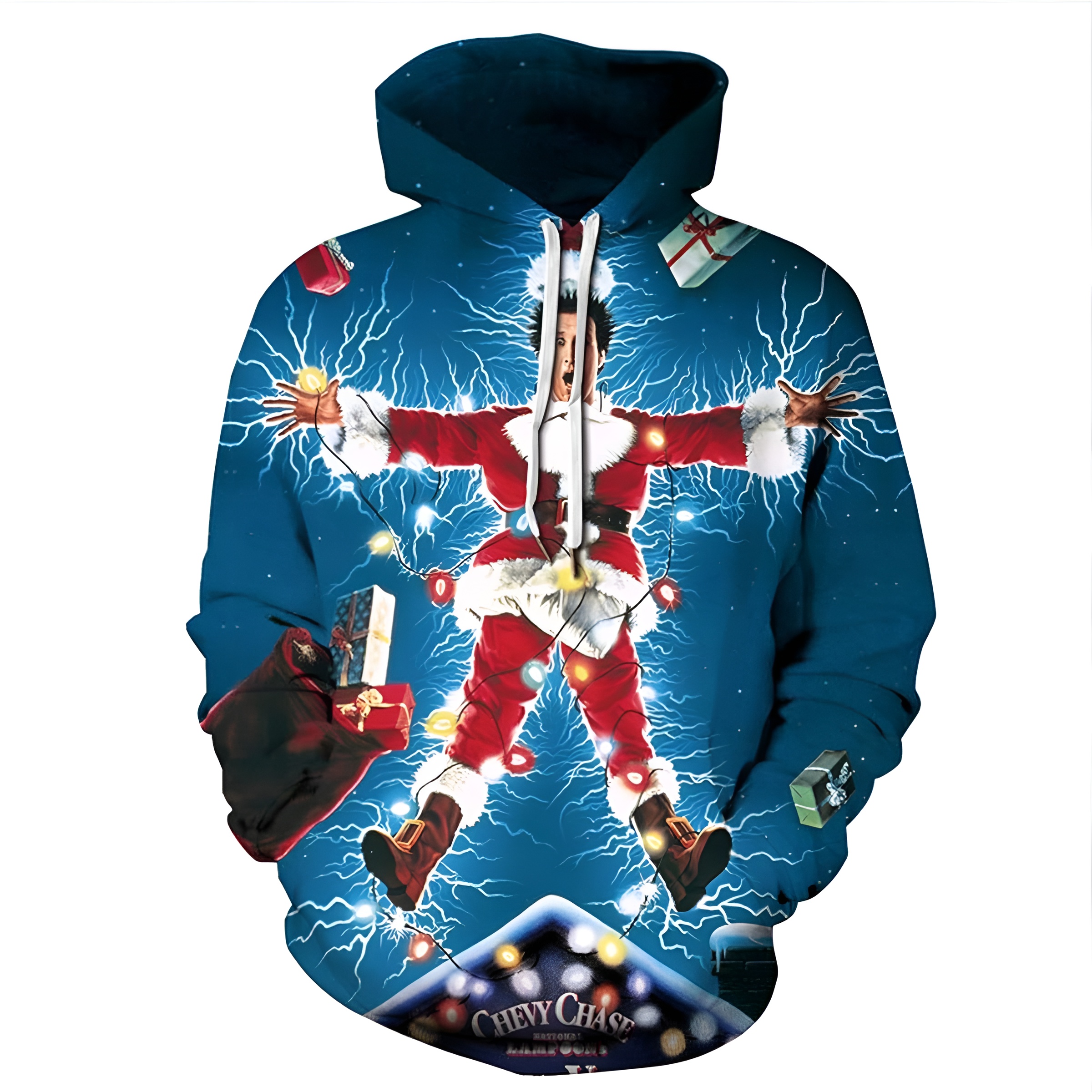 Electric Christmas Lights Hoodie