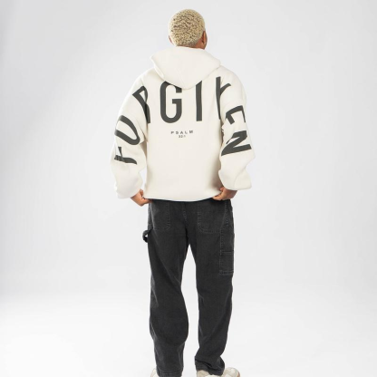 Essential Oversized Zip Up Hoodie With Hood