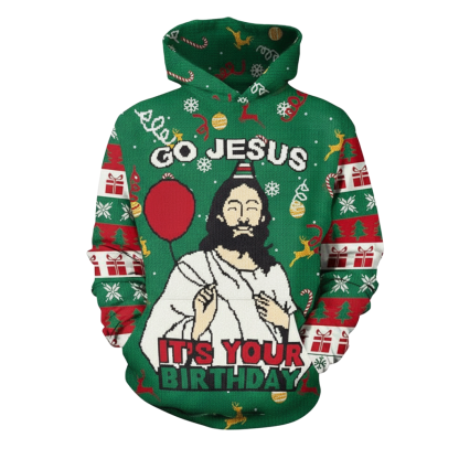 Christmas Snowman Graphic Print Hoodie For Kids