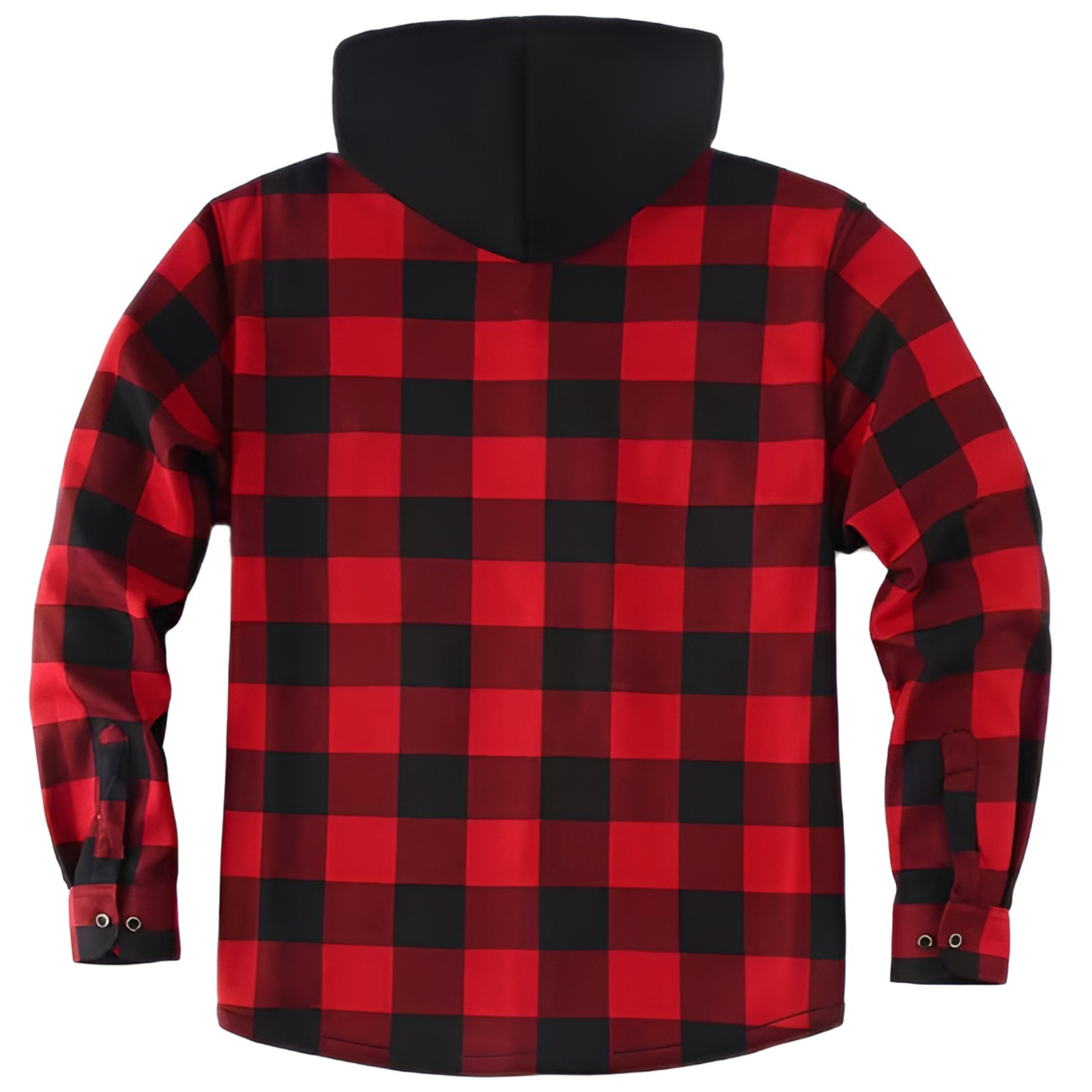 Men Heavyweight Winter Hooded Shirt