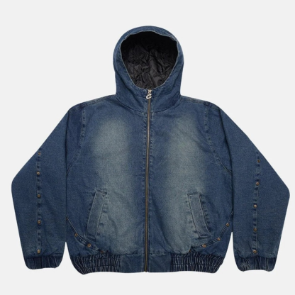 Casual Hooded Jacket With Structured Design