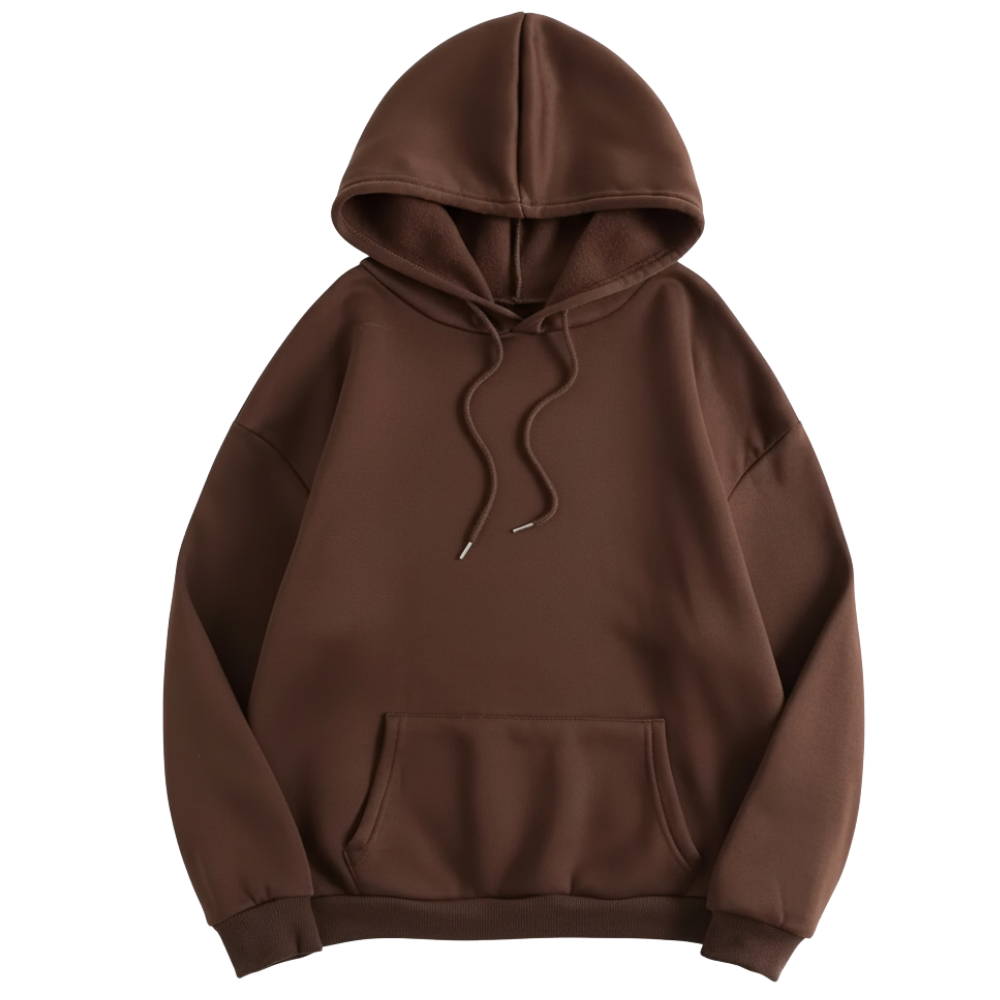 Casual Pullover Butterfly Print Hoodie With Front Pocket