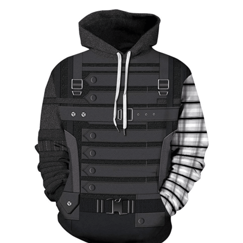 Printed Hoodie Sweatshirt-My 3D Hoodie