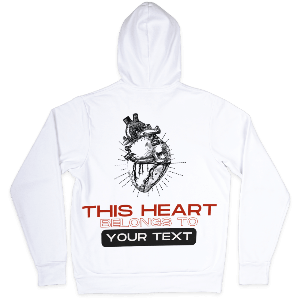 This Heart Belongs To Customizable 3D Hoodie-My 3D Hoodie
